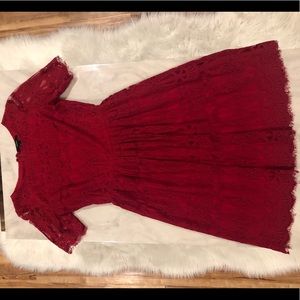 Red Lace Dress